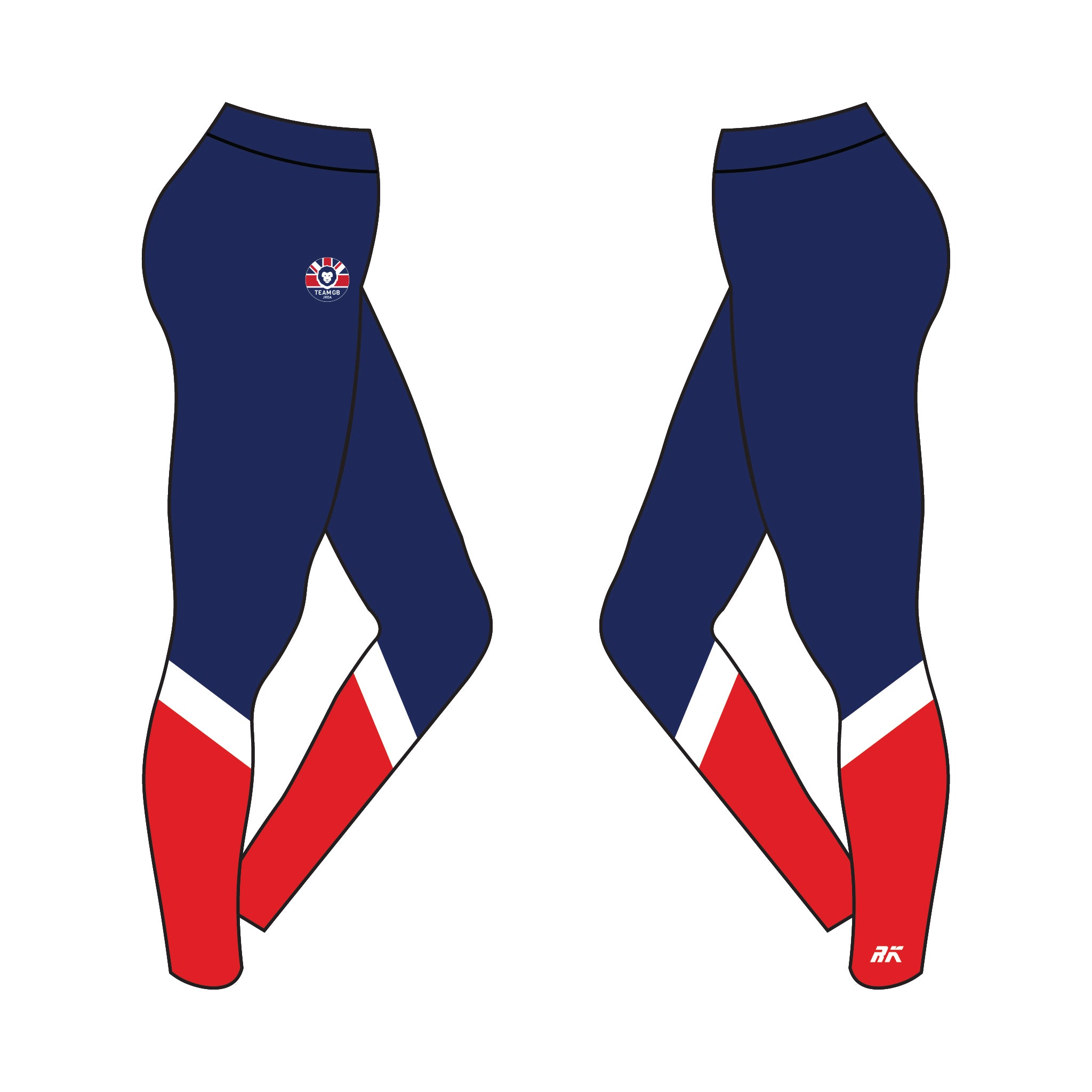 Team GB Junior Roller Derby Leggings