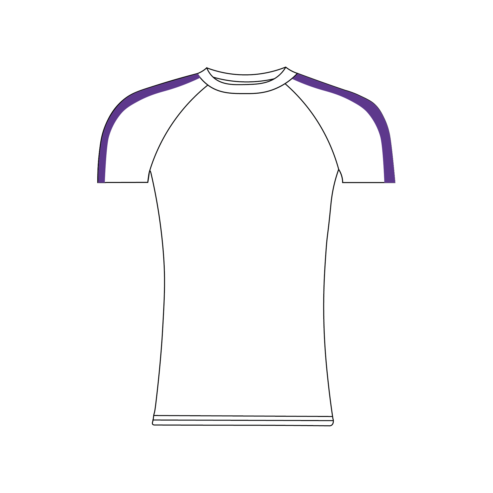 Aberdeen BC Stripe White Baselayer