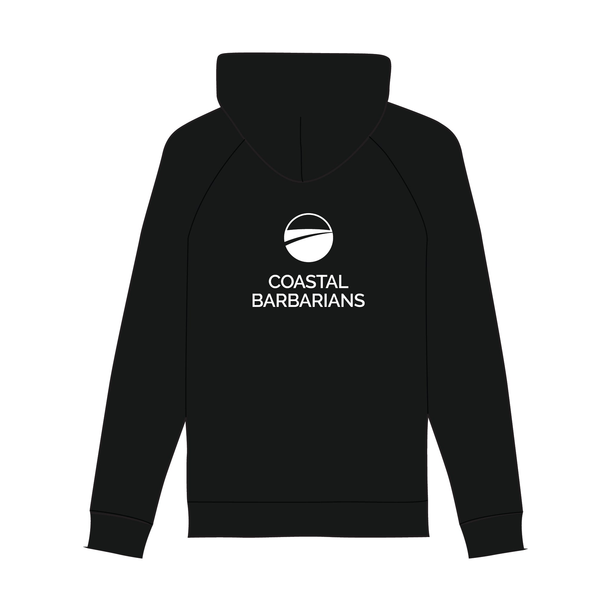 Coastal Barbarians Black Hoodie