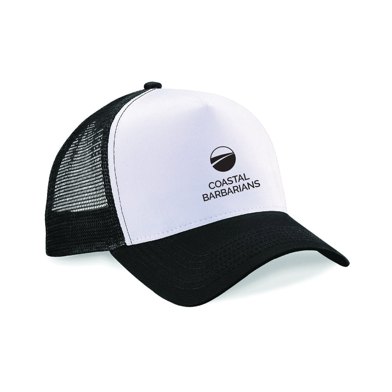 Coastal Barbarians Black/White Trucker Cap