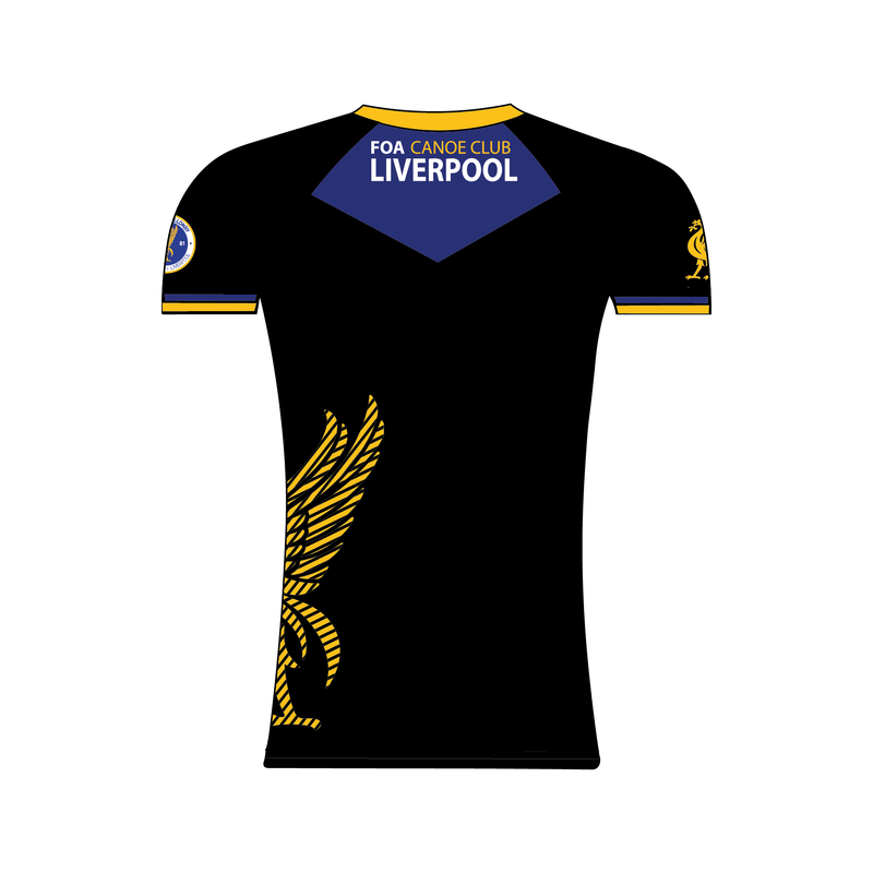 Friends of Allonby Canoe Club Liverpool On Water Competition Lycra Black Short Sleeve 3rd kit