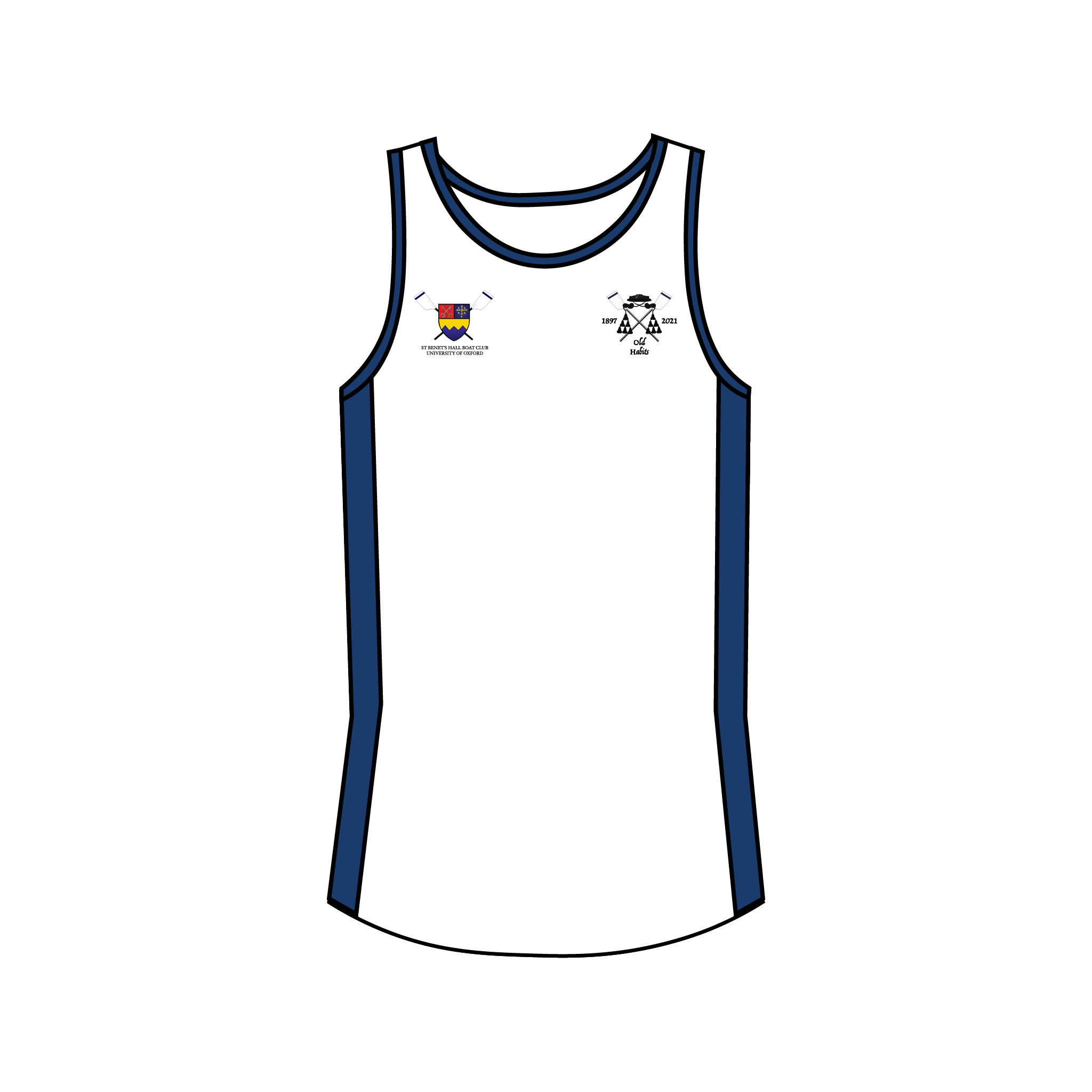 St. Benet's Hall Old Habits Boat Club Gym Vest