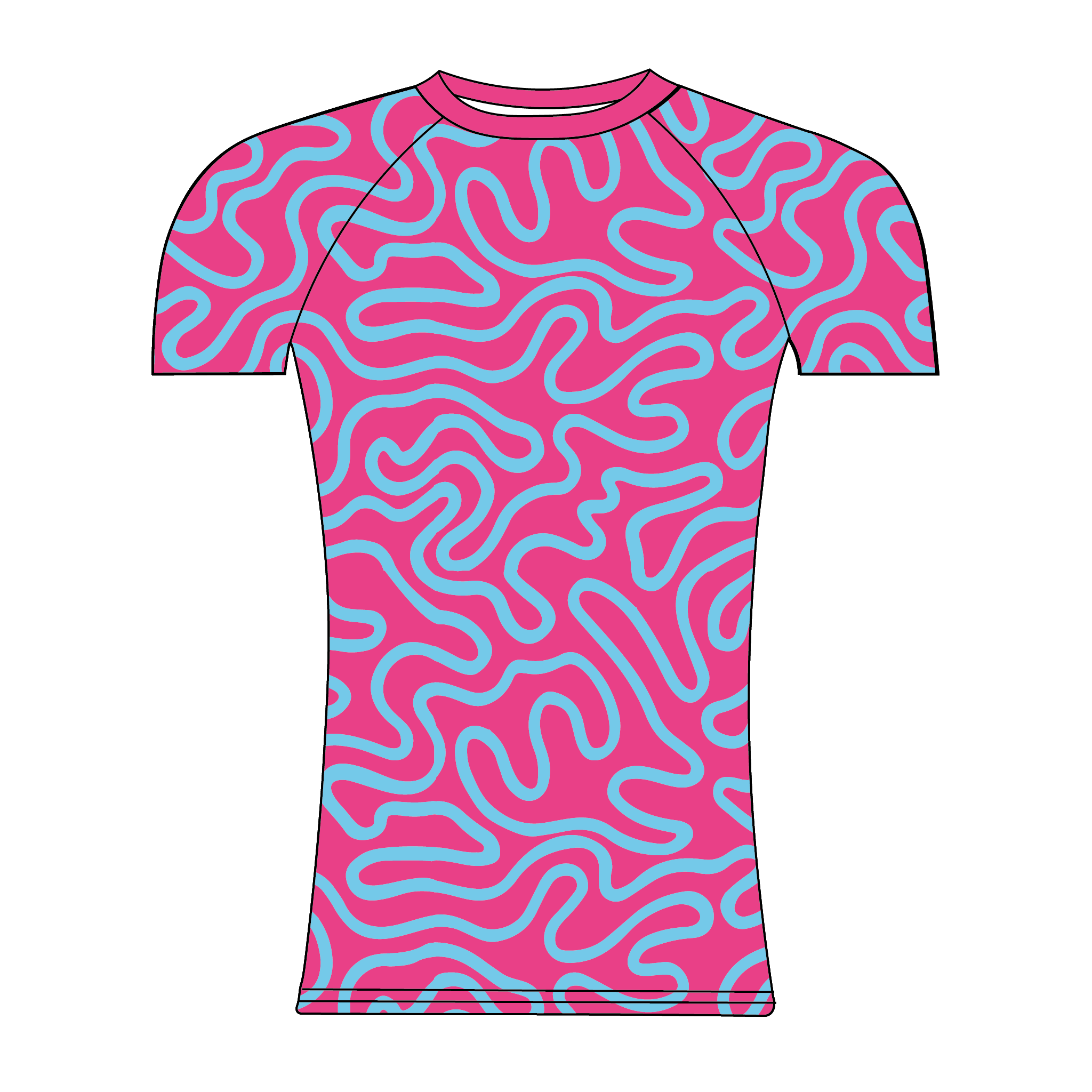 Rhode Island Design School Rowing Club Short Sleeve Base Layer