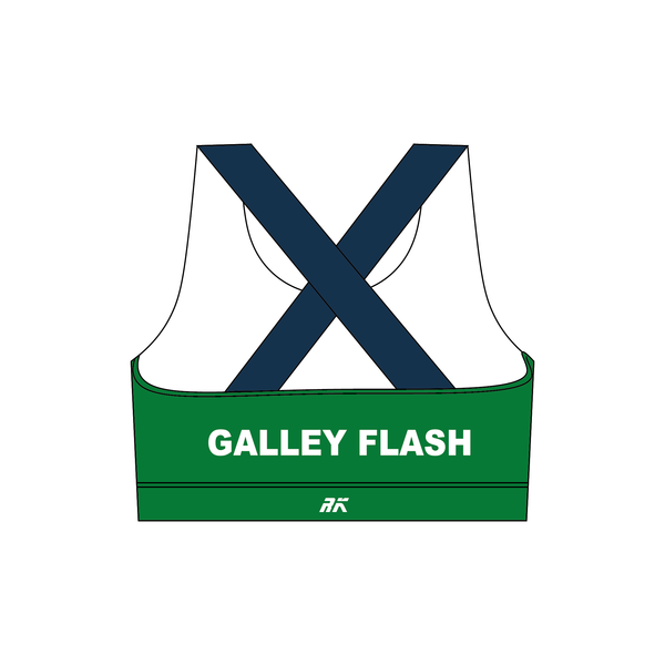 Galley Flash Green Sports Bra