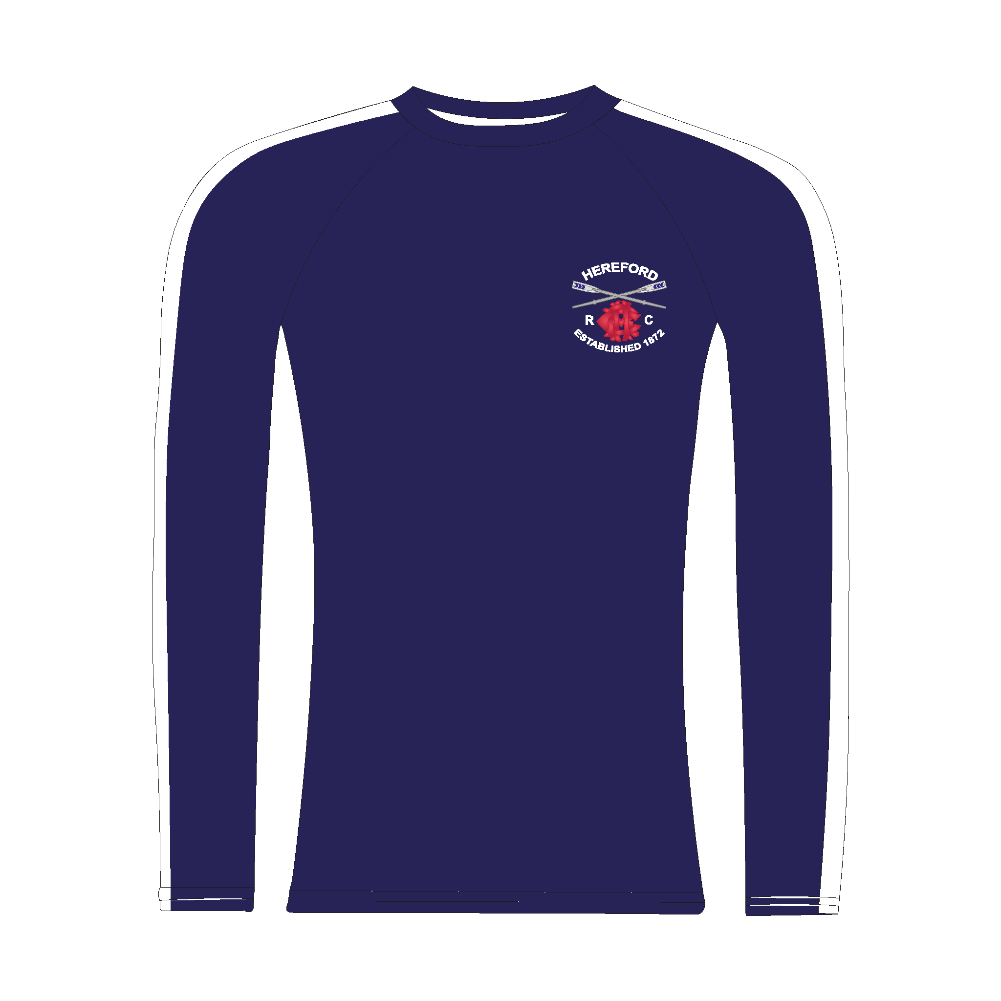 Hereford Rowing Club Long Sleeve Navy Baselayer