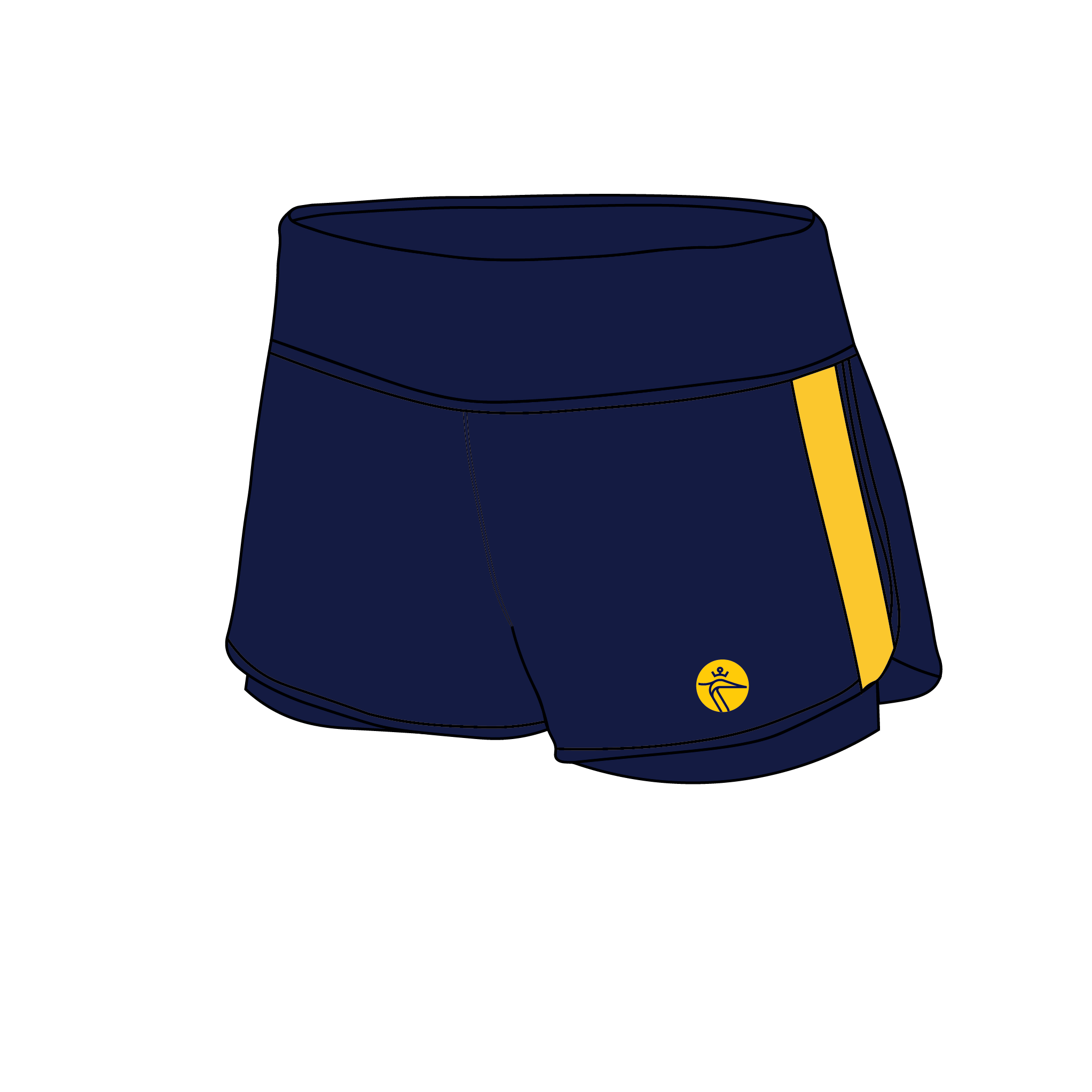 Anglia Ruskin Universtiy Rowing Female Gym Shorts