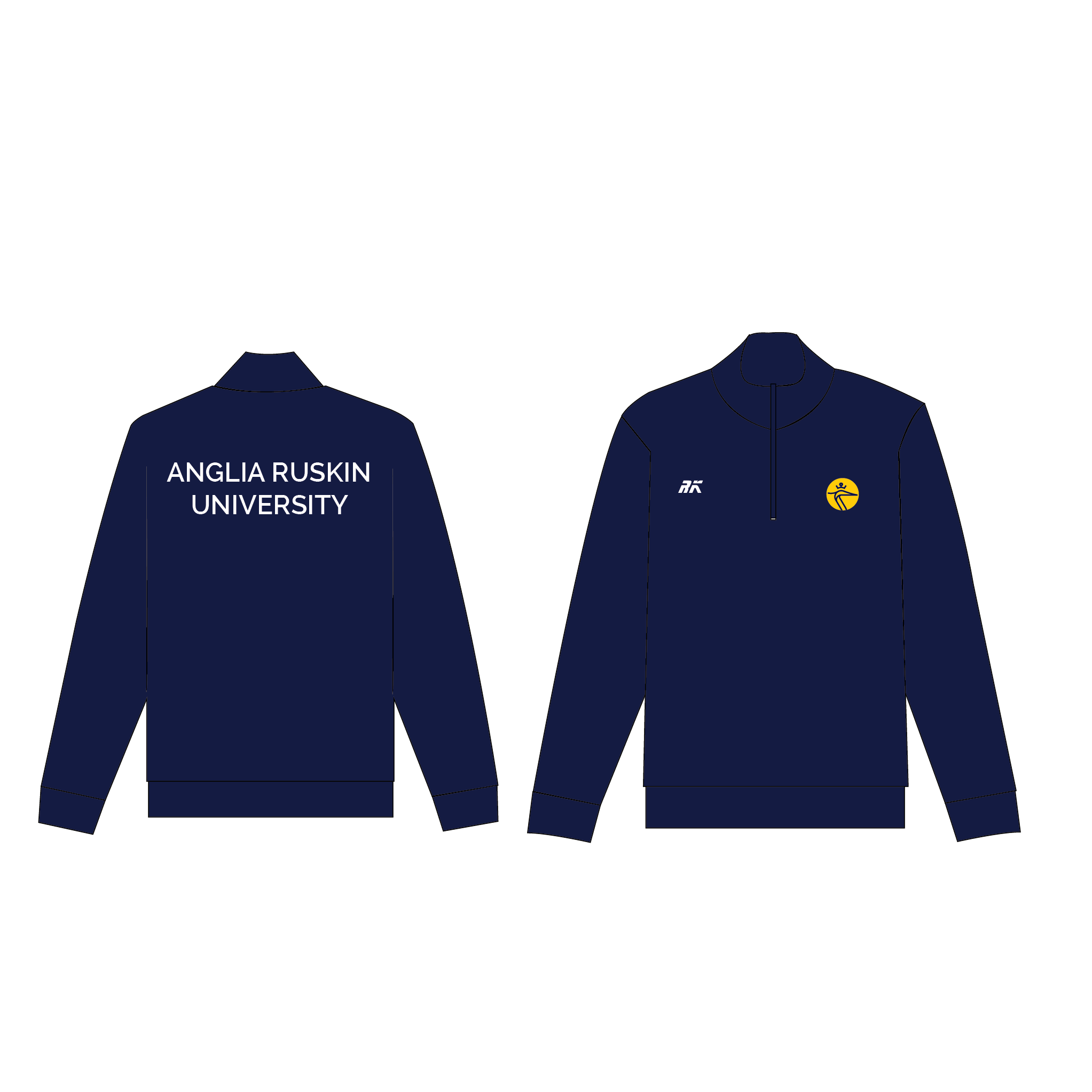 Anglia Ruskin Universtiy Rowing Cotton Qzip