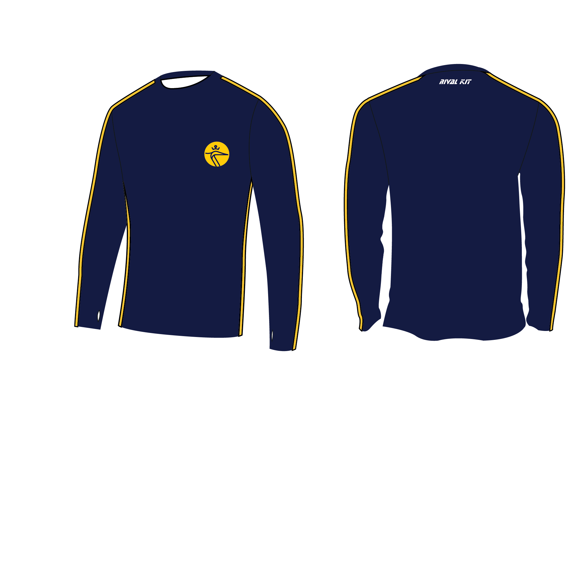 Anglia Ruskin Universtiy Rowing 201 Long Sleeve Gym T-Shirt