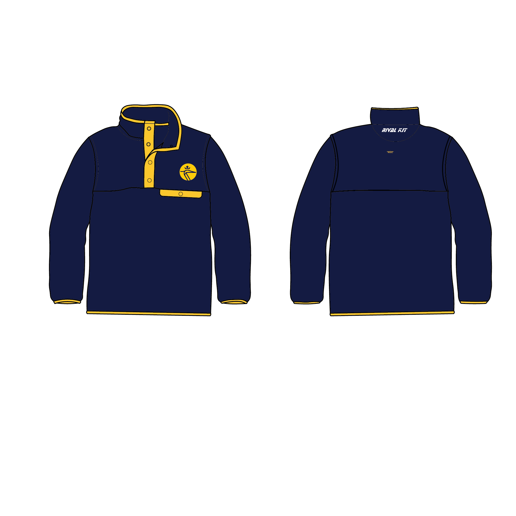Anglia Ruskin Universtiy Rowing Pocket Fleece