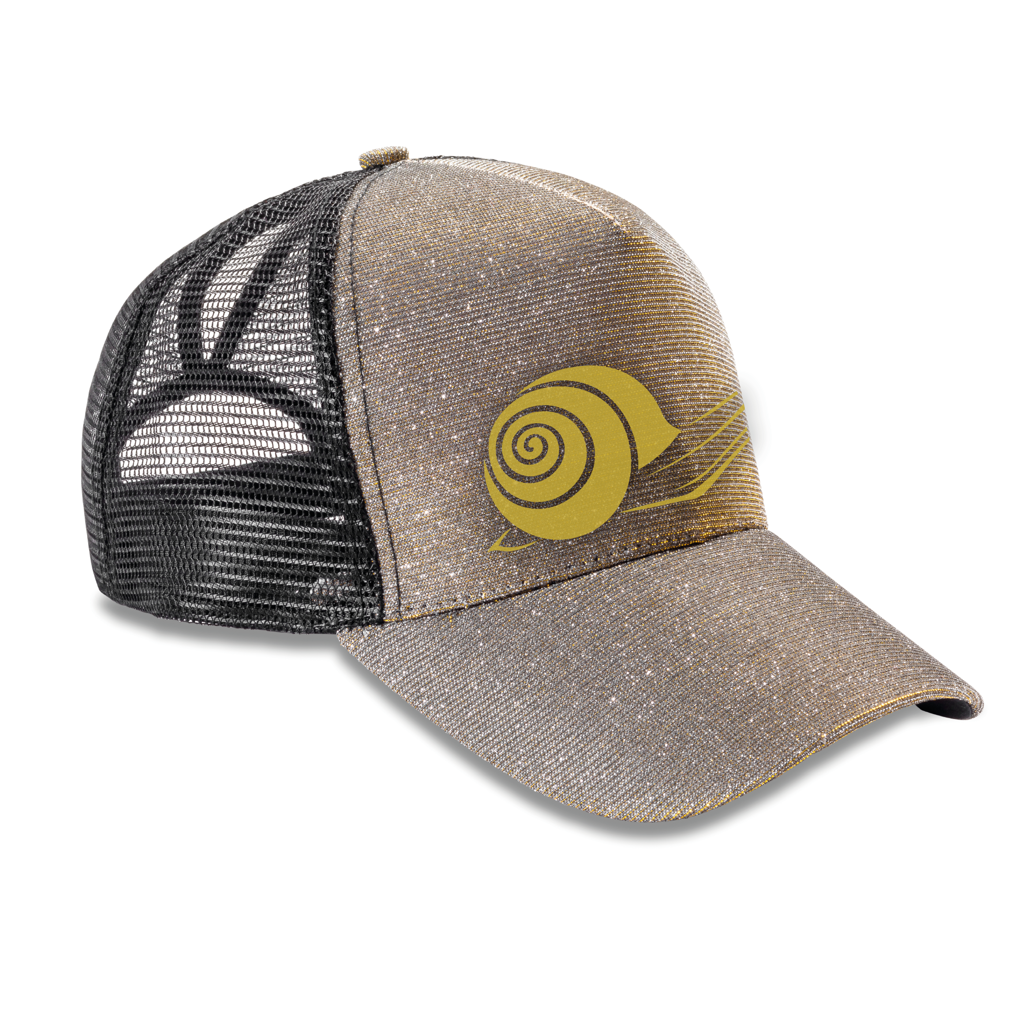 Tyrian Gold Glitter Cap