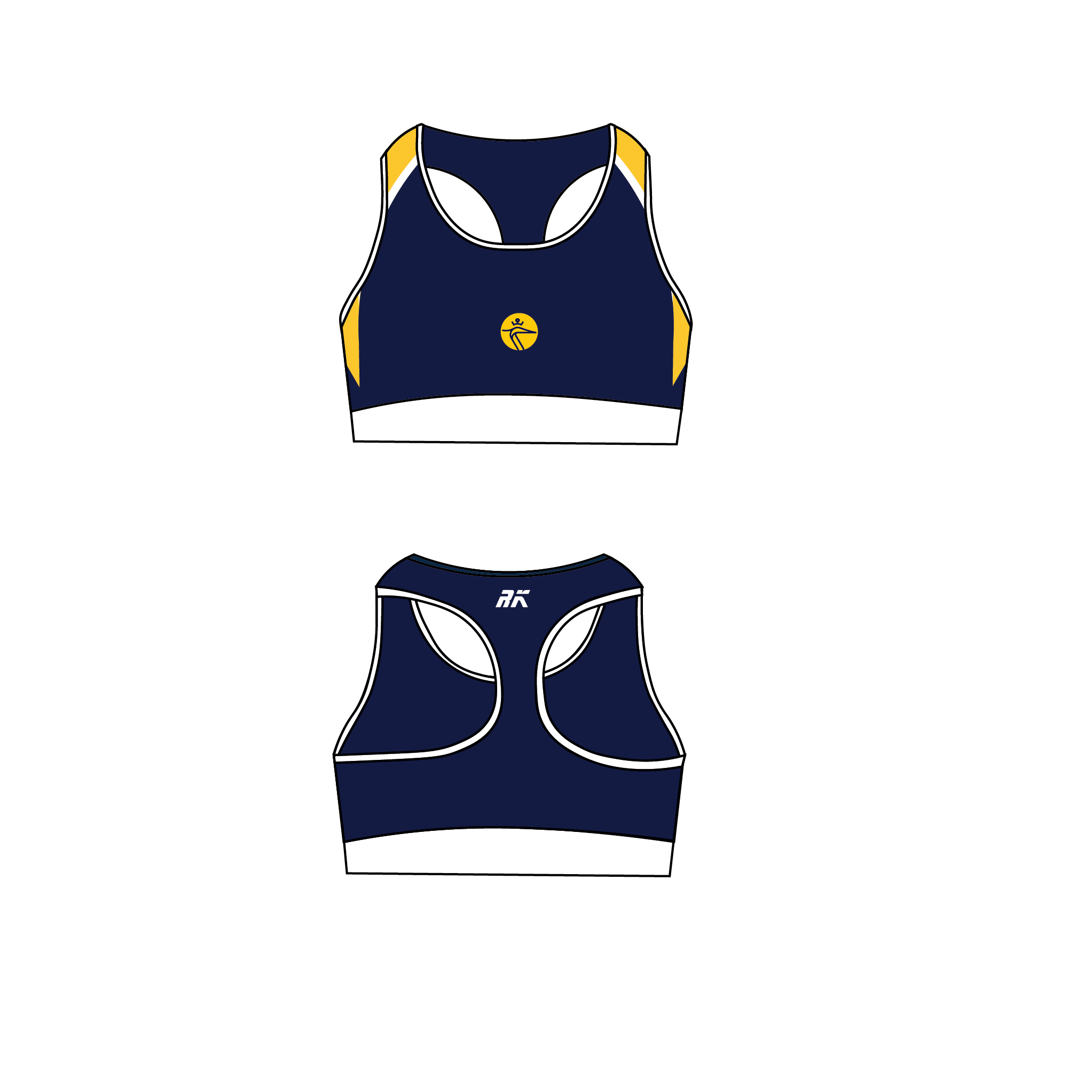 Anglia Ruskin Universtiy Rowing Racerback sports bra