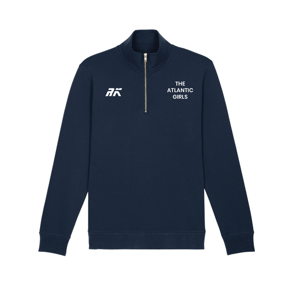 The Atlantic Girls Navy Q-Zip Design 1