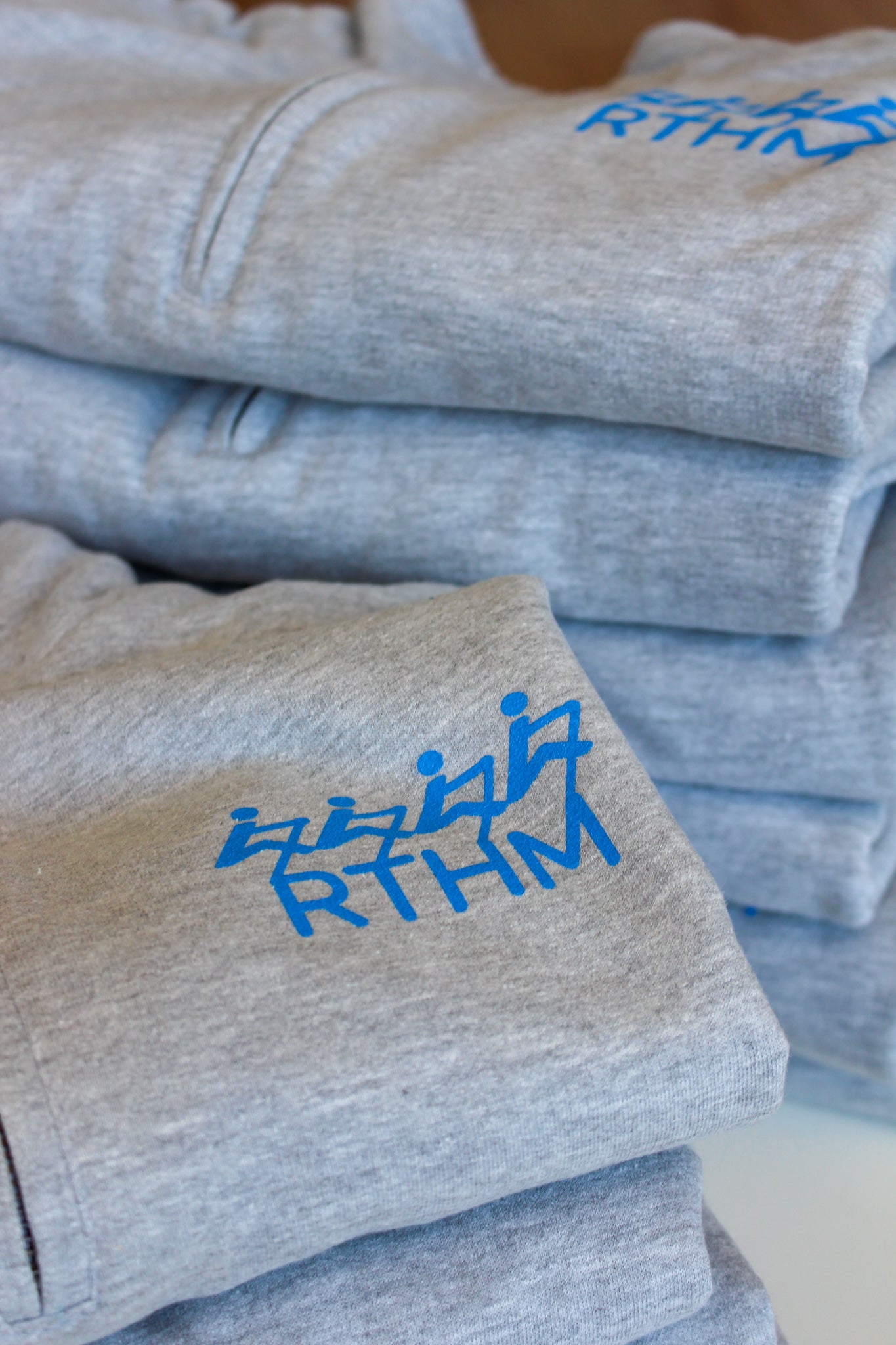 RTHM Grey Quarter Zip