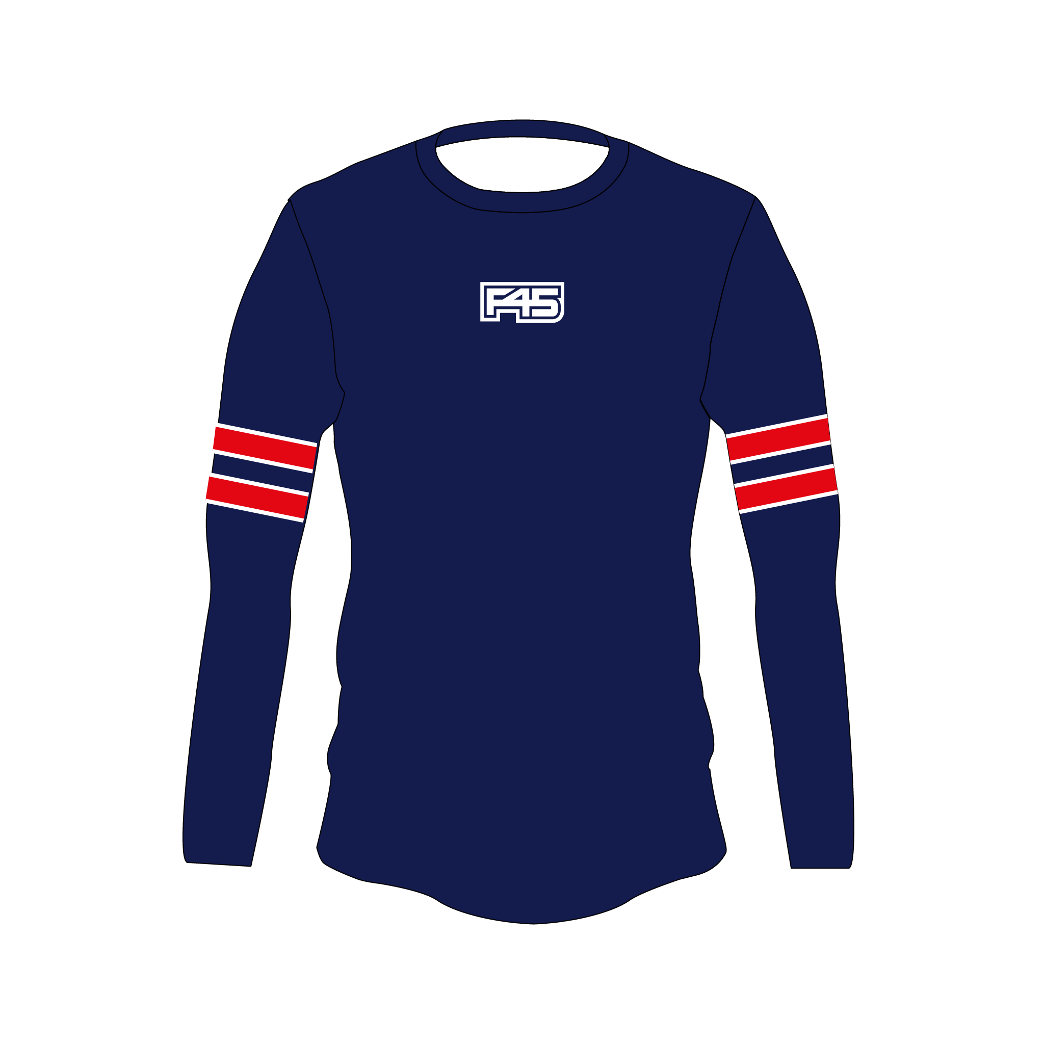 MAIDA VALE Long Sleeve Gym T-Shirt Design 1