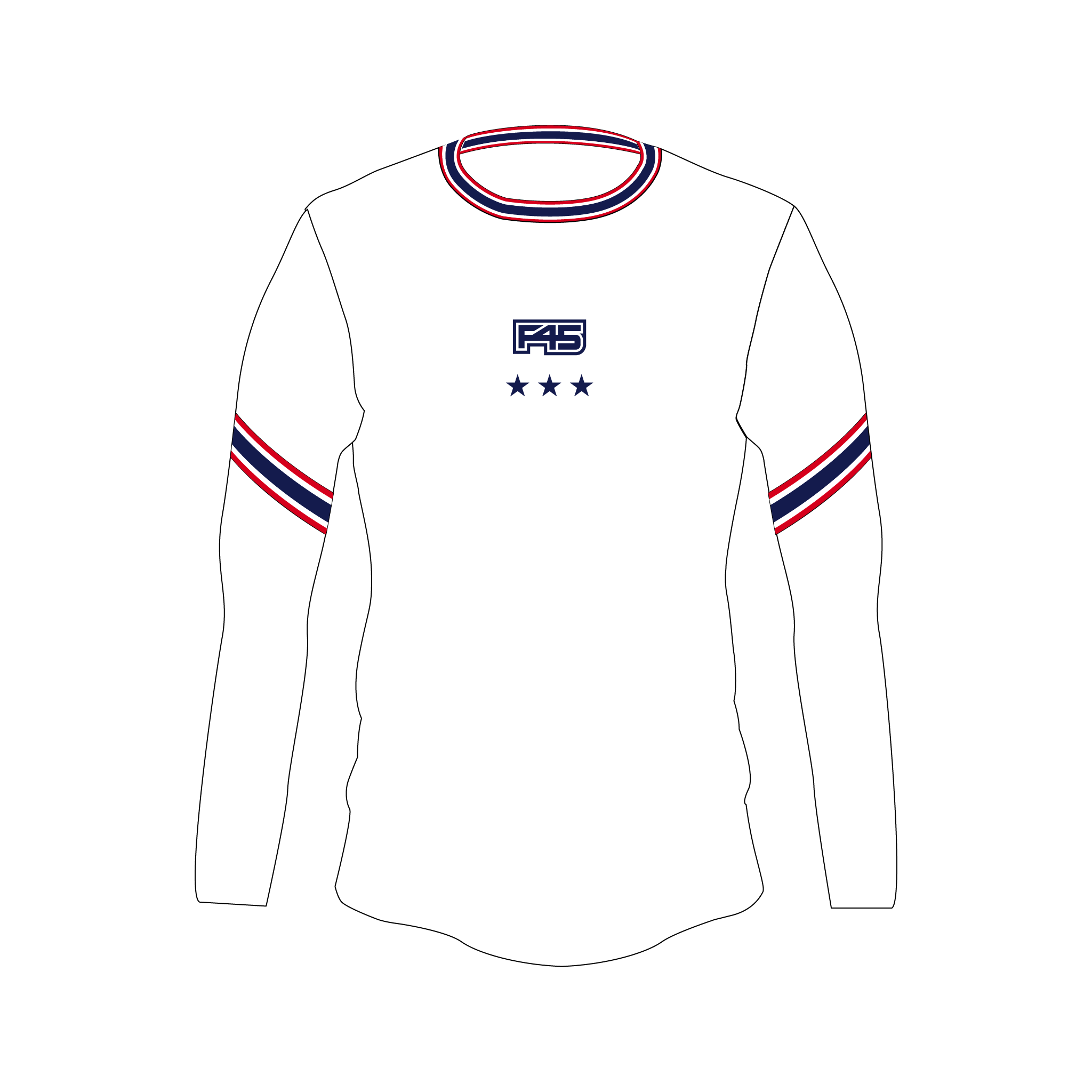 MAIDA VALE Long Sleeve Gym T-Shirt Design 2