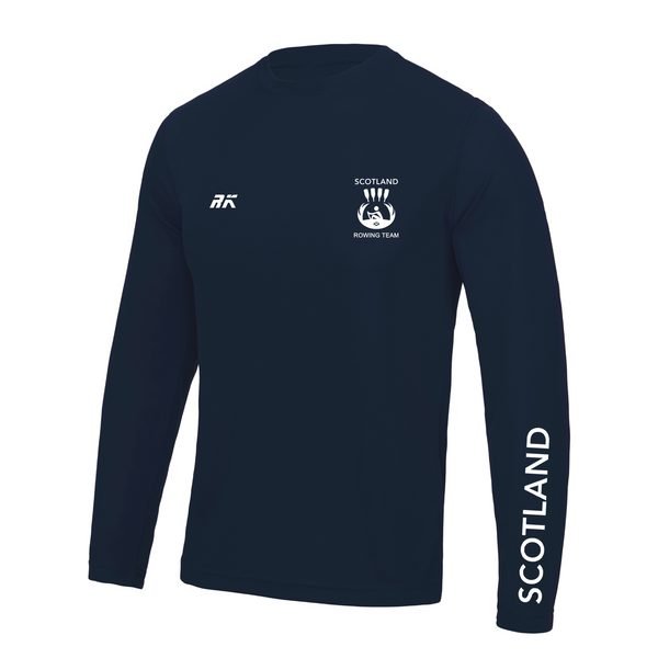 Scotland Rowing Team Long Sleeve Gym T-shirt