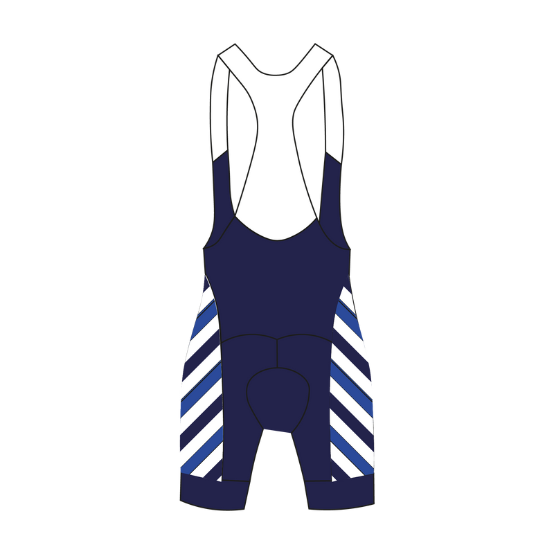 Old Canfordian Boat Club Striped Cycling Bib Shorts