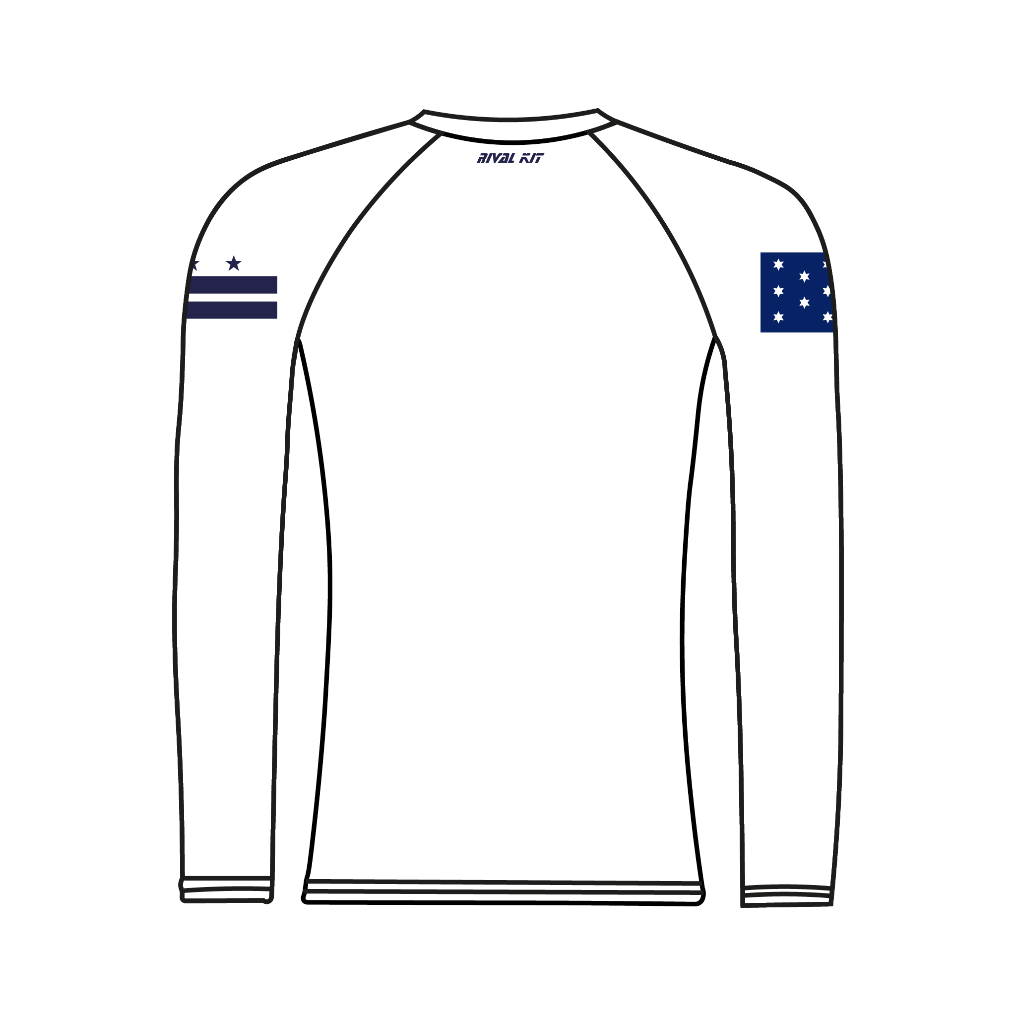 George Washington Men's Rowing Long Sleeve Base Layer